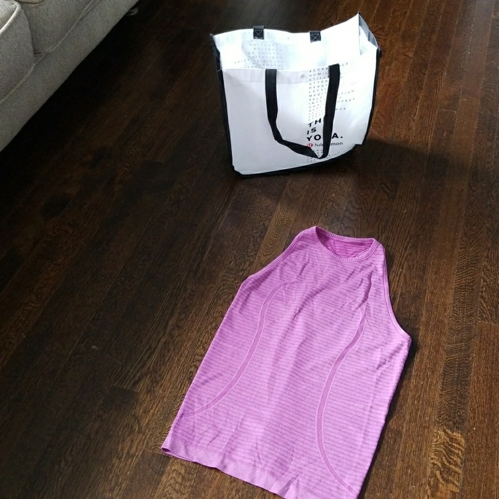 Pink Lululemon tank